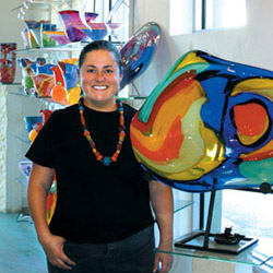 Splendor in the Glass:  Designer/glassblower Gini Garcia