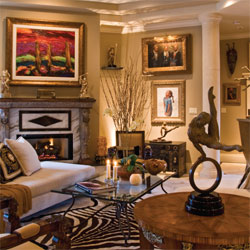 Fine Art & Passionate Living : Couple enjoy their home in the dominion