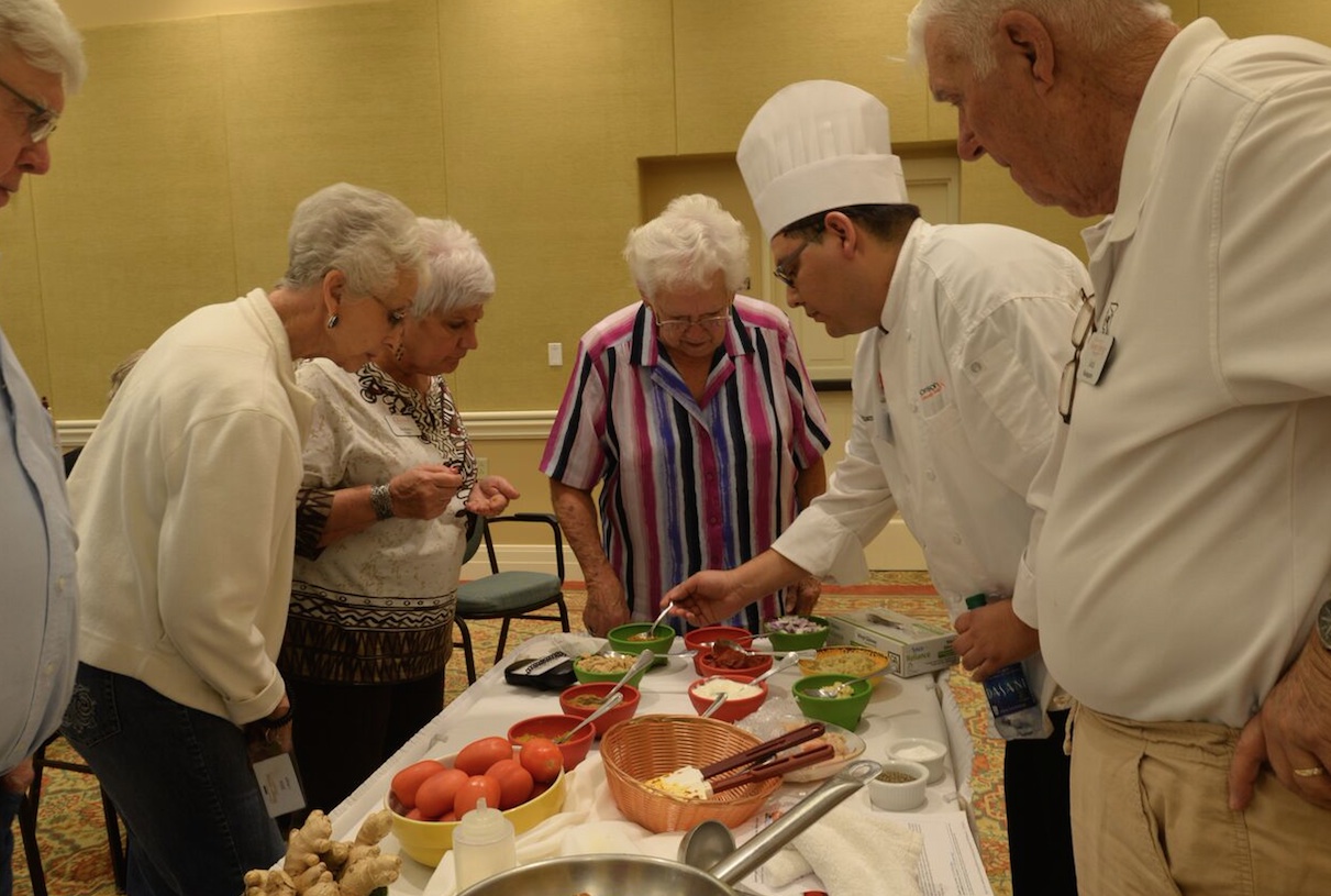 Celebrity Chef Spices Up an Afternoon at Morningside Ministries at Menger Springs