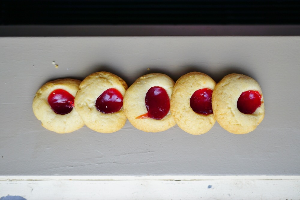 Patriotic, Healthy Almond Print Cookies