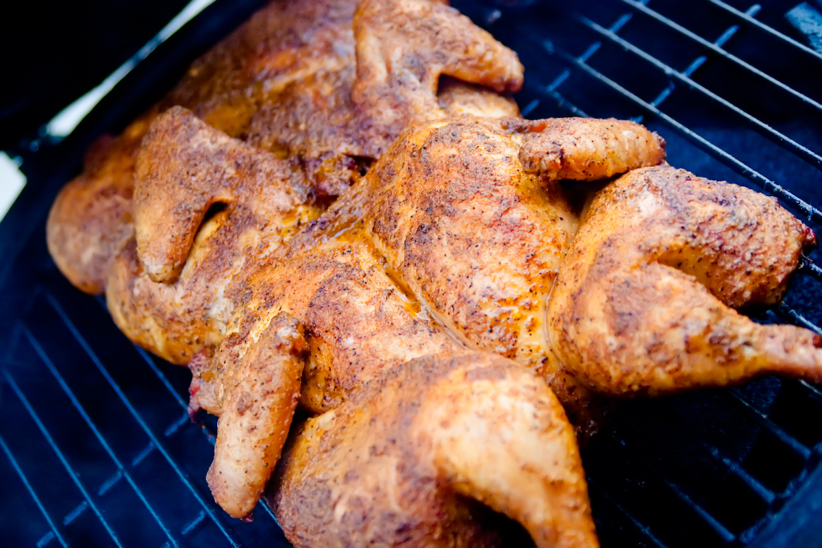 Spatchcocked Grilled Chicken